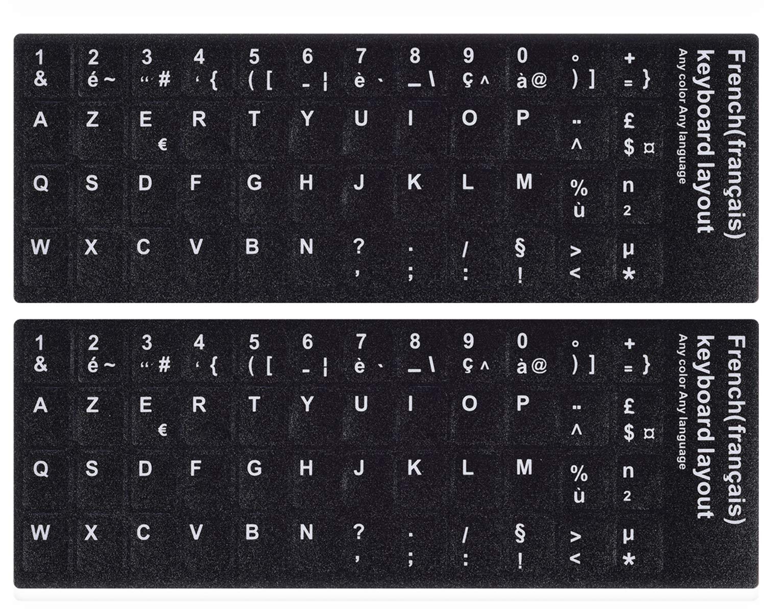 Stickers clavier AZERTY