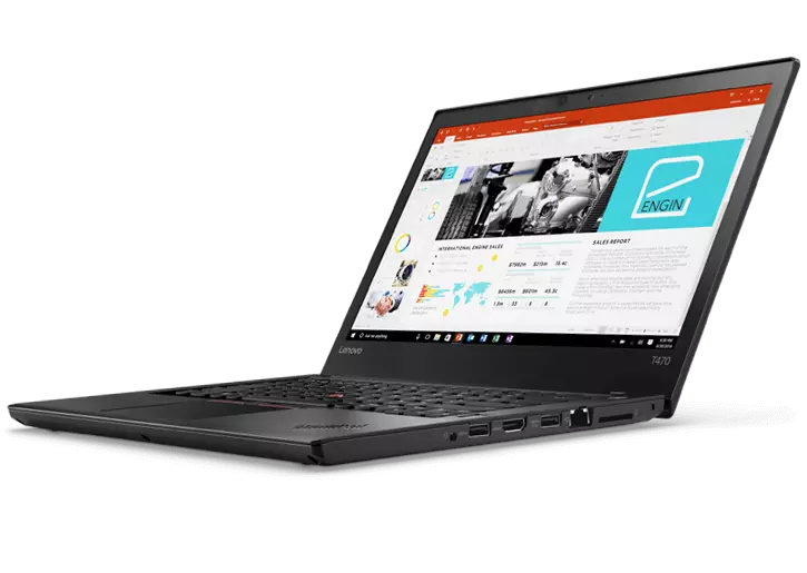 Lenovo ThinkPad T470s — 8 Go, SSD 256 Go